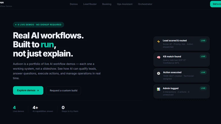 Business website — autivon.com