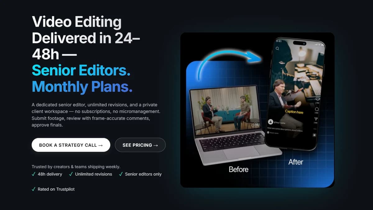 premiumedits.co — video editing studio