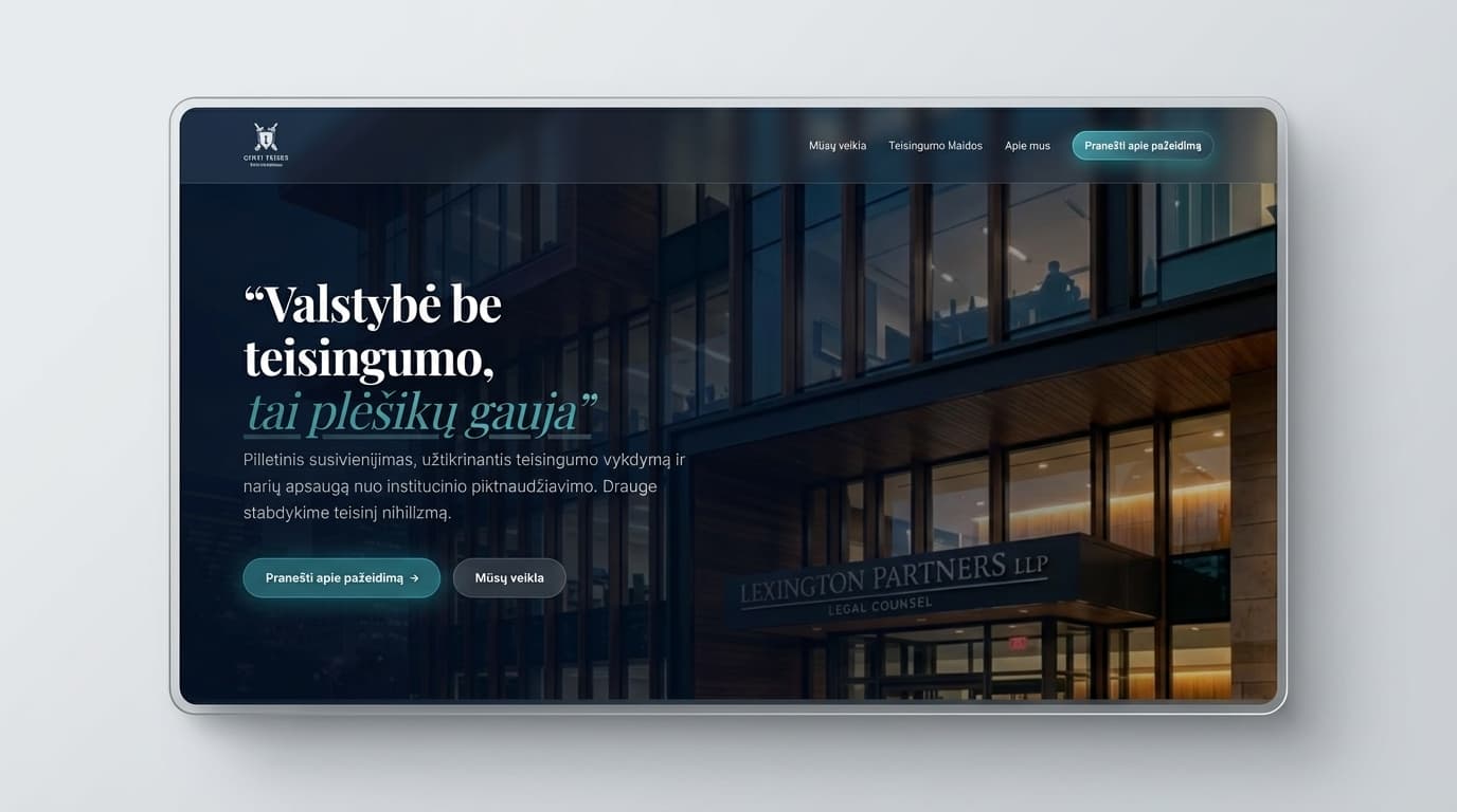 Corporate website — aiprocesai.lt